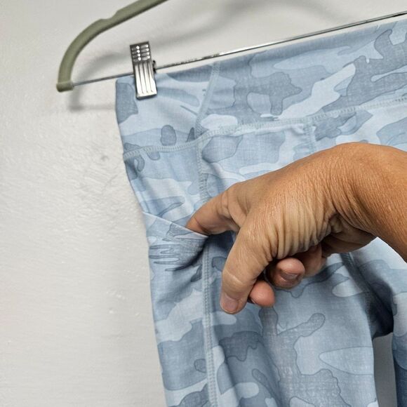 Pelagic Blue Camouflage UPF Leggings XS - Picture 5 of 8